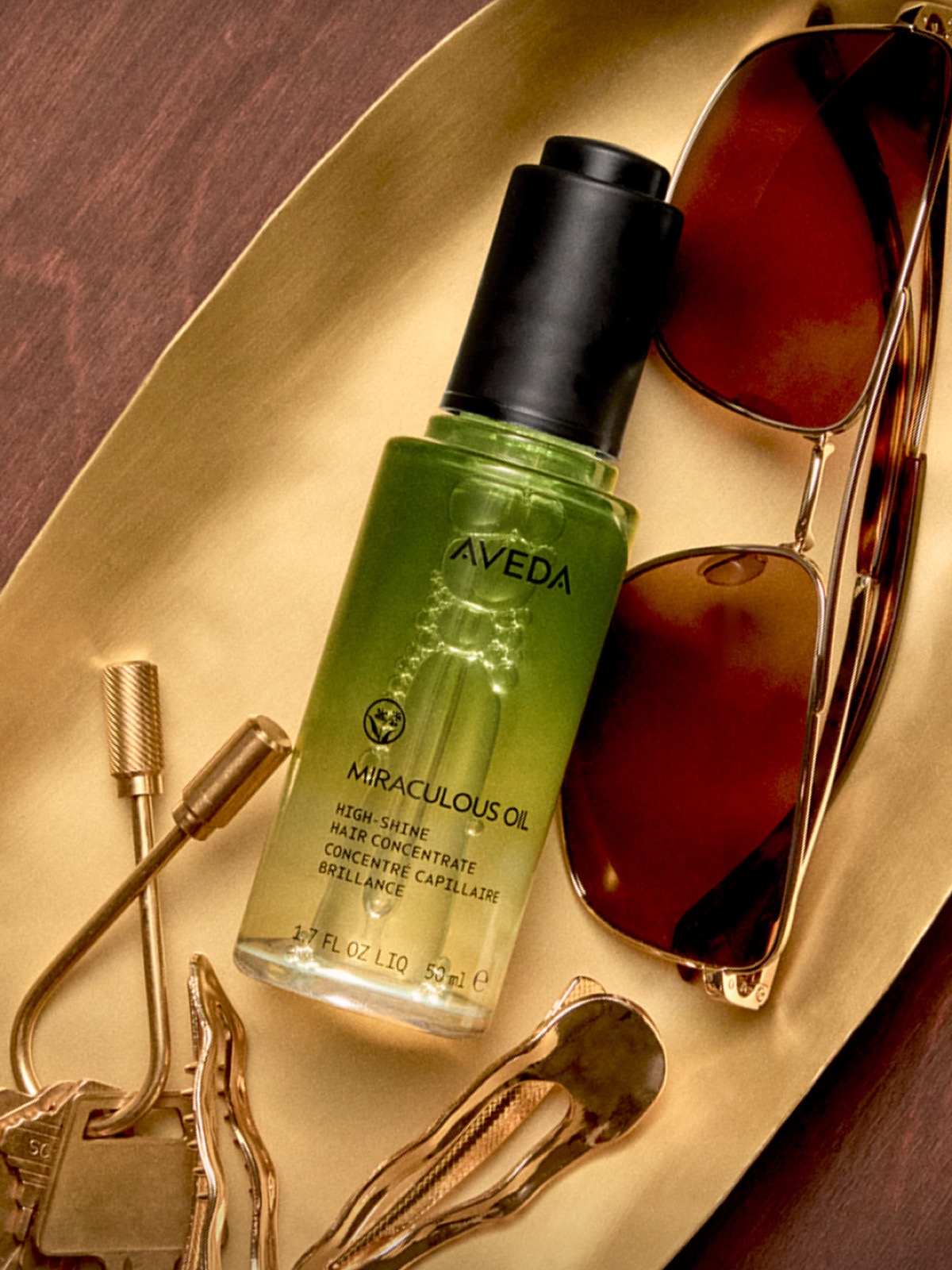 Aveda Miraculous Oil, a giftable Aveda product at Amenities Day Spa and Salon in Fresno